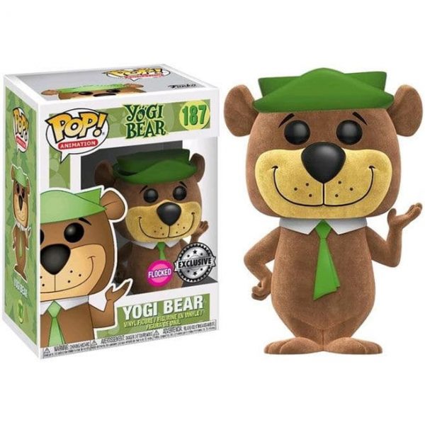 Figura POP Hanna Barbera Yogi Bear Flocked Exclusive
