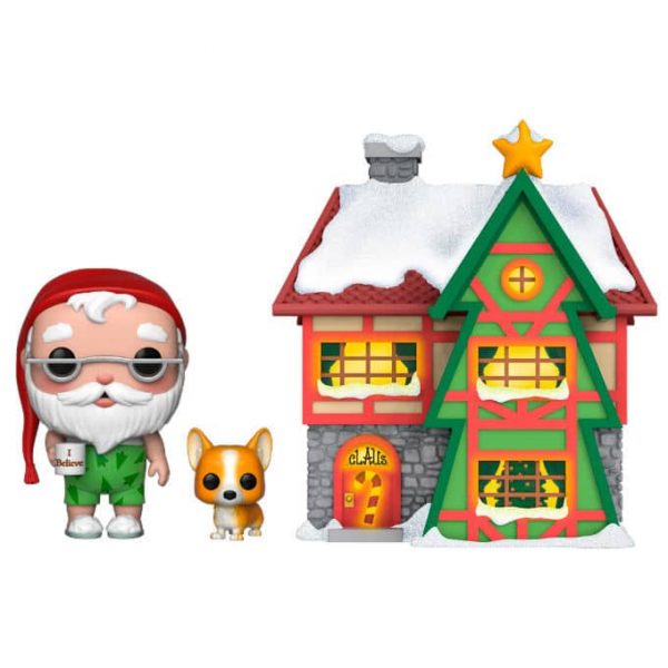 Figura POP Holiday Santa House with Santa & Nutmeg