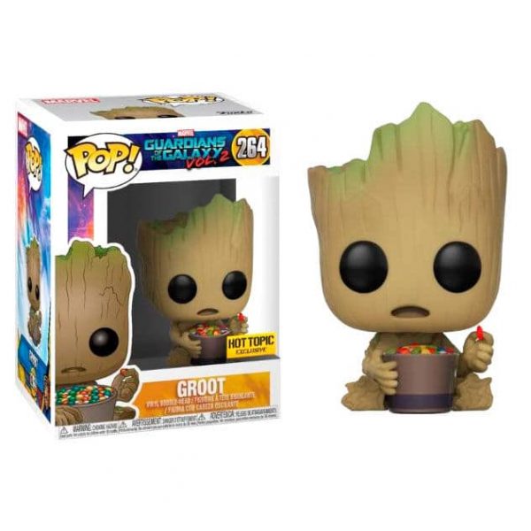 Figura POP Marvel Guardians of the Galaxy 2 Groot with Candy Bowl Exclusive