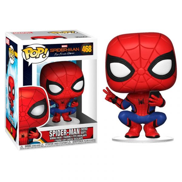 Figura POP Marvel Spiderman Far From Home Spiderman Hero Suit