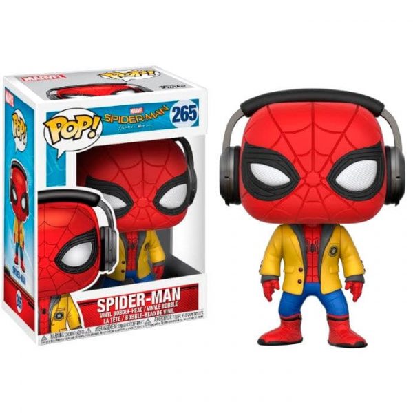 Figura POP Marvel Spiderman Homecoming Spiderman With Headphones