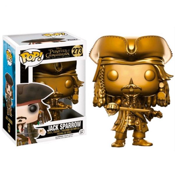 Figura POP! Pirates of the Caribbean Jack Sparrow Gold Version Disney