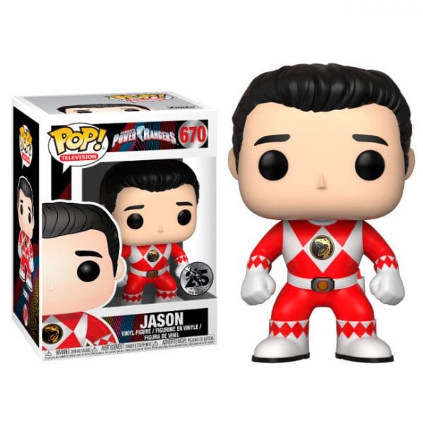Figura POP Power Rangers Red Ranger Jason No Helmet series 7