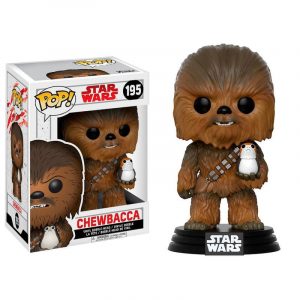 Funko Pop! Chewbacca con Porg #195 (Star Wars)