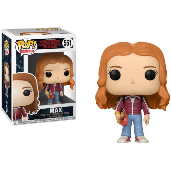 Figura POP Stranger Things Max with skate deck