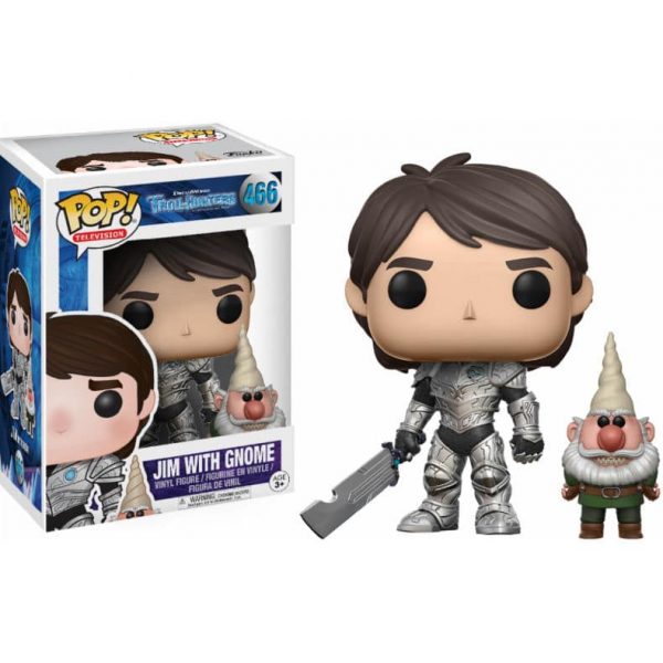 Figura POP Trollhunters Jim armored with gnome