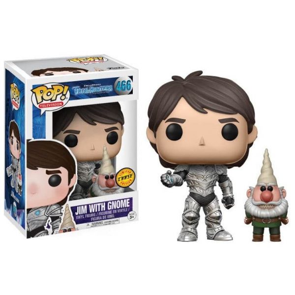 Figura POP Trollhunters Jim armored with gnome Chase