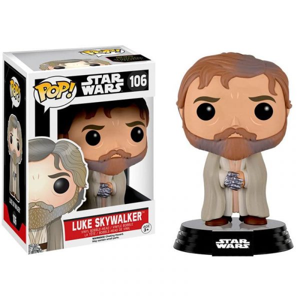Figura POP Vinyl Bobble Head Star Wars Episodio VII Luke Skywalker