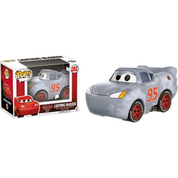 Figura POP! Vinyl Disney Cars 3 Lightning McQueen Grey Primed