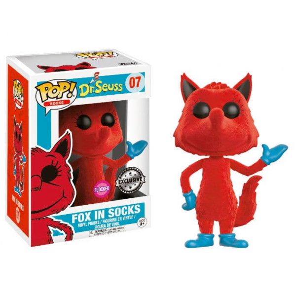 Figura POP! Vinyl Dr Seuss Fox in Socks Flocked