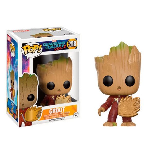 Figura Vinyl POP! Guardians of the Galaxy 2 Young Groot with Shield