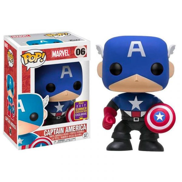 Figura Vinyl POP! Marvel Captain America 2017 Exclusive