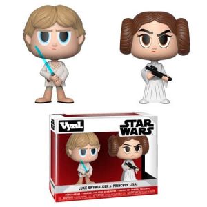 Figuras Vynl Star Wars Princess Leia & Luke Skywalker