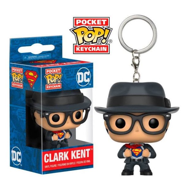 Llavero Pocket POP DC Superman Clark Kent