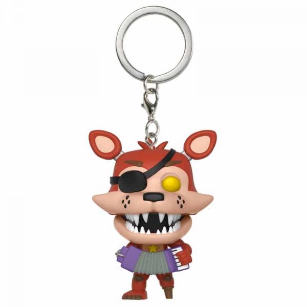 Llavero Pocket POP Five Nights al Freddys 6 Pizza Sim Rockstar Foxy