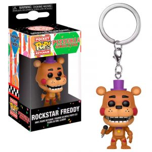 Llavero Pocket POP! Five Nights al Freddys 6 Pizza Sim Rockstar Freddy