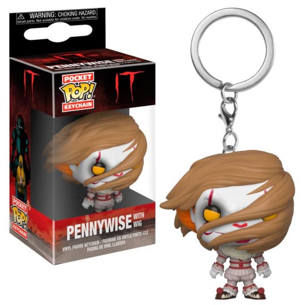 Llavero Pocket POP It Pennywise with Wig