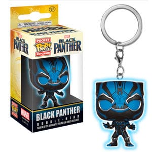 Llavero Pocket POP! Marvel Black Panther Glow In The Dark