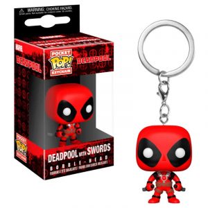 Llavero Pocket POP! Marvel Deadpool with Swords