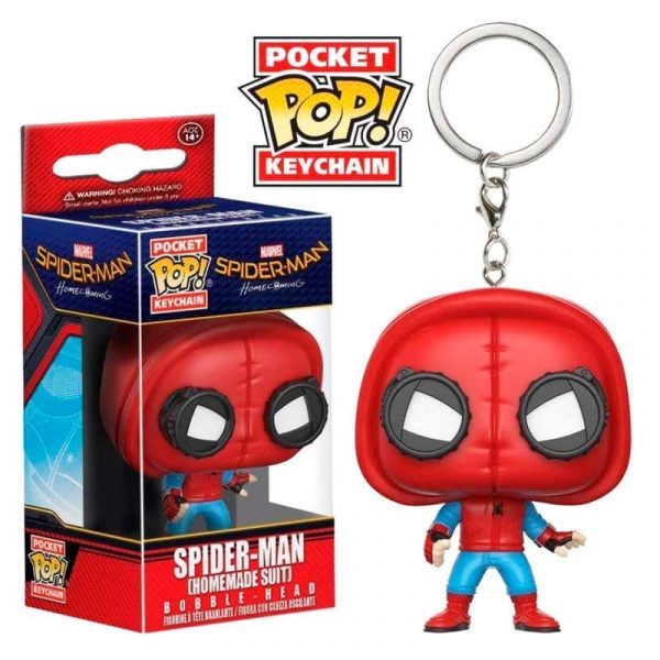 Llavero Pocket POP Marvel Spider-Man Homecoming Homemade Suit