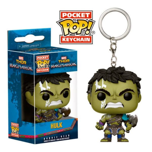 Llavero Pocket POP Marvel Thor Ragnarok Hulk Gladiator