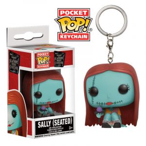 Llavero Pocket POP! NBX Pesadilla antes de Navidad Sally seated