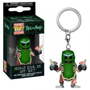 Llavero Pocket POP! Rick & Morty Rick in Rat Suit