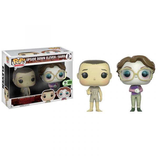 Pack 2 figuras POP! Stranger Things Upside Down Eleven & Barb ECCC 2017 Exclusive