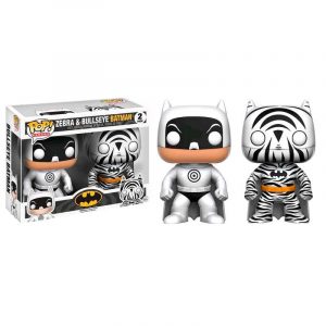 Pack 2 Funko Pop! Zebra & Bullseye Batman Exclusivo