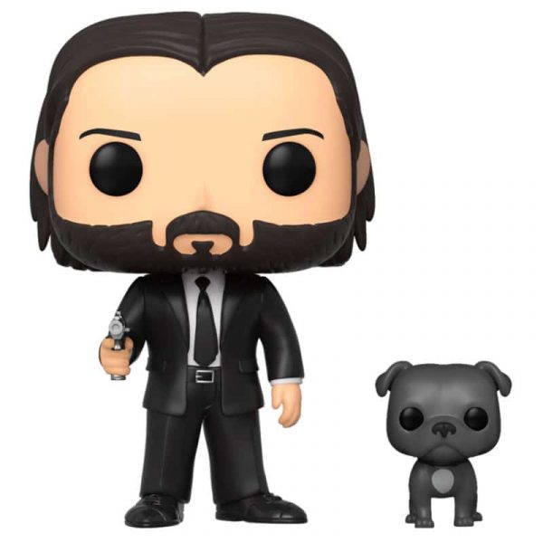 Figura POP John Wick John in Black Suit with Dog
