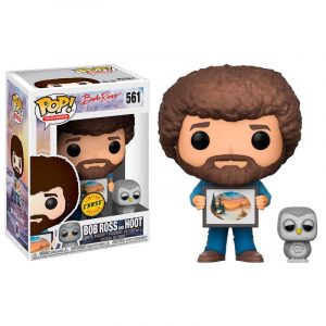 Funko Pop! Bob Ross and Hoot Chase