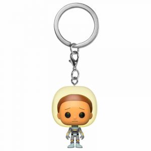 Llavero Pocket POP Rick and Morty Morty with Space Suit