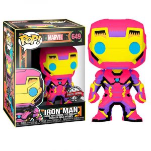 Funko Pop! Iron Man Exclusivo #649 (Marvel Black Light)