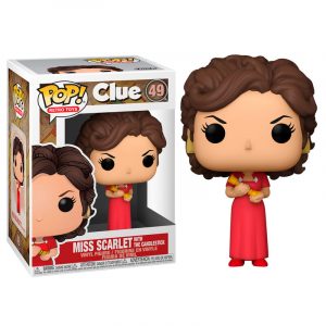 Funko Pop! Miss Scarlet with The Candlestick #49 (Cluedo)