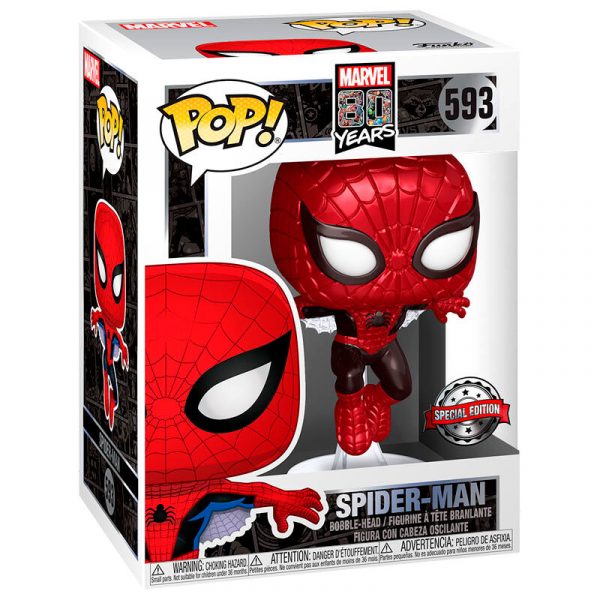 Figura POP Marvel 80th First Appearance Spider-Man Exclusive