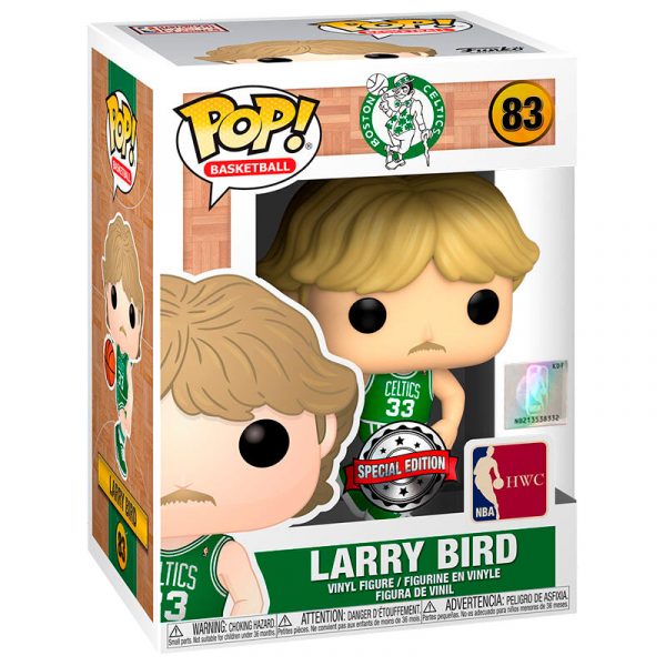 Figura POP NBA Celtics Larry Bird Away Uniform Exclusive