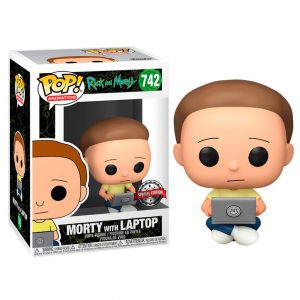 Funko Pop! Morty with Laptop Exclusivo #742 (Rick & Morty)