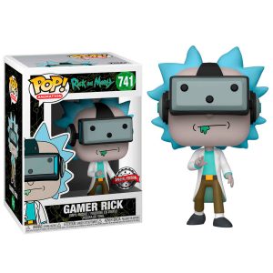 Funko Pop! Gamer Rick Exclusivo #741 (Rick & Morty)