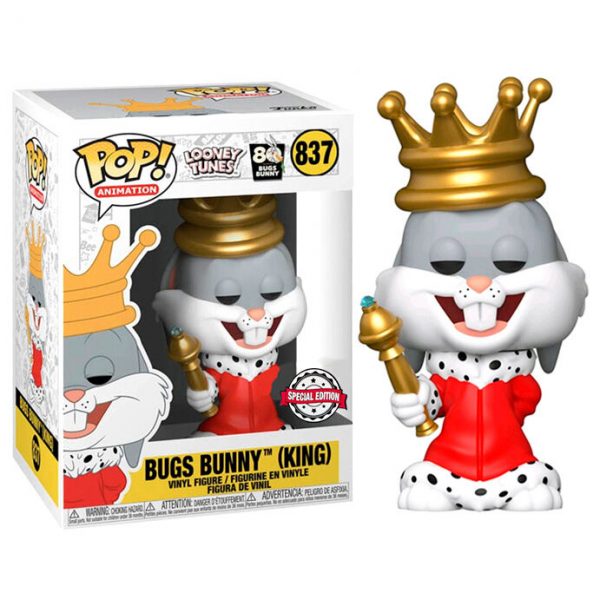 Figura POP Bugs 80th King Bugs Exclusive