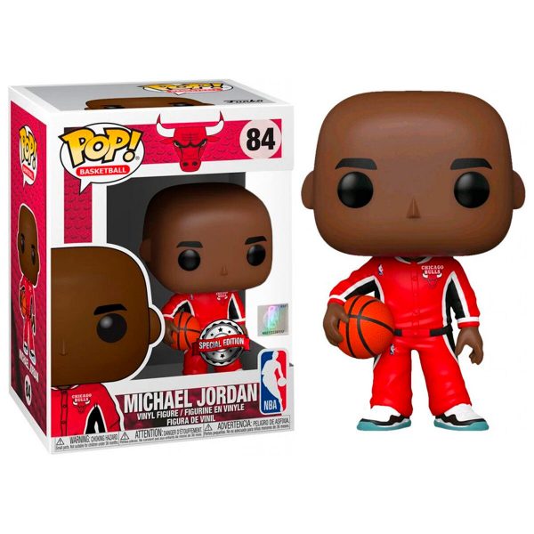 Figura POP NBA Chicago Bulls Michael Jordan Red Warm Ups Exclusive