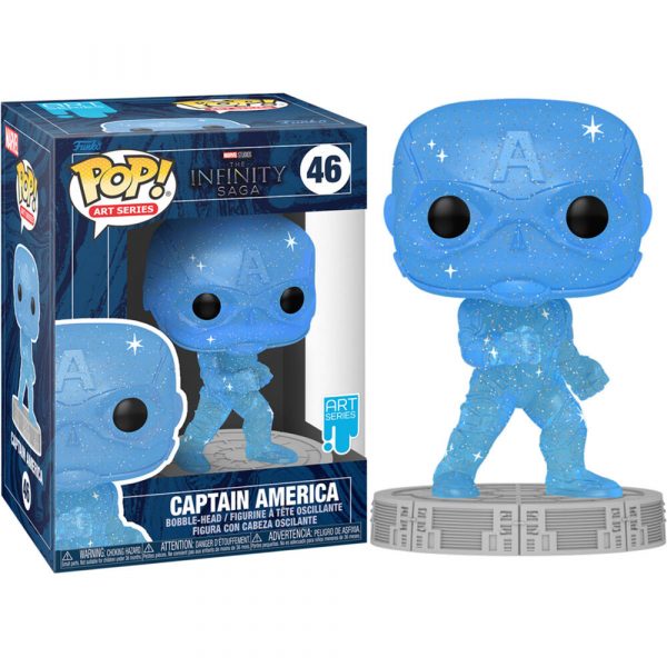 Figura POP Marvel Infinity Saga Capitan America Blue