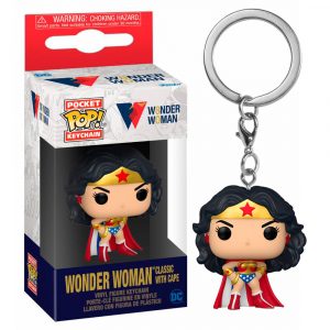 Llavero Pop! Wonder Woman Clásica con Capa