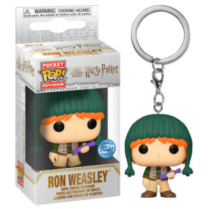 Llavero Funko Pop! Ron Weasley (Navidad) EXCLUSIVO (Harry Potter)