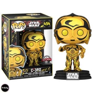 Funko Pop! C-3PO Exclusivo (Retro Series) #454 (Star Wars)
