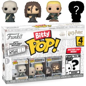 Funko Bitty Pop! Lord Voldemort + Draco Malfoy + Bellatrix Lestrange + ?